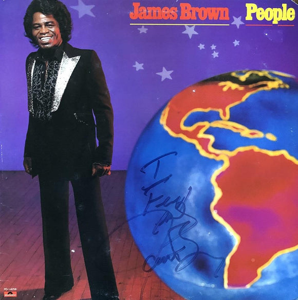 James Brown (d. 2006) Signed Autographed 