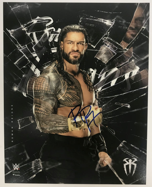 Roman Reigns Signed Autographed Glossy 8x10 Photo - Lifetime COA