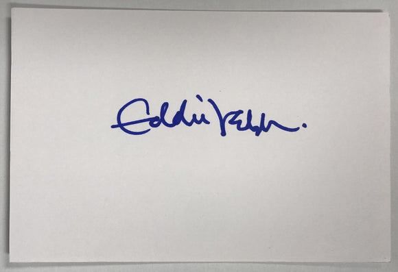 Eddie Vedder Signed Autographed 4x6 Index Card - Lifetime COA