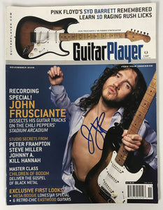 John Frusciante Signed Autographed Complete "Guitar Player" Magazine - Lifetime COA