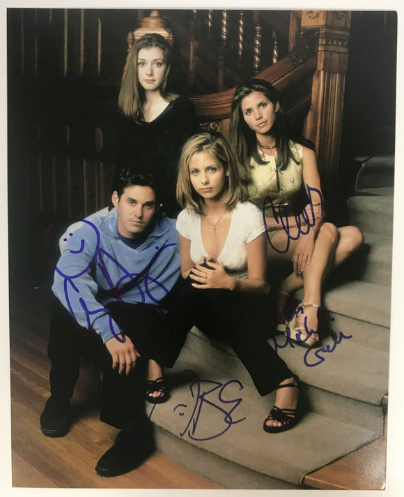 Buffy the Vampire Slayer Cast Signed Autographed Glossy 8x10 Photo - Lifetime COA