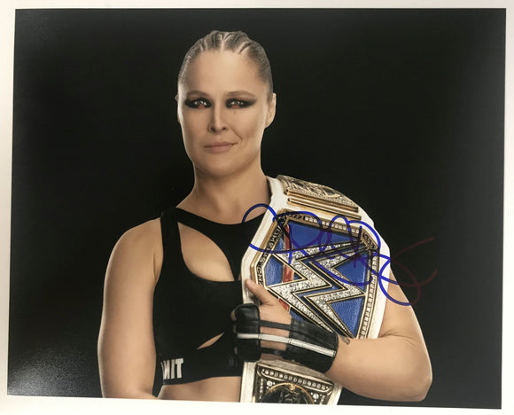 Ronda Rousey Signed Autographed Glossy 8x10 Photo - Lifetime COA