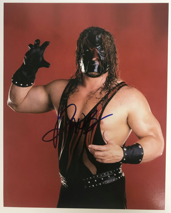 Kane Signed Autographed Glossy 8x10 Photo - Lifetime COA