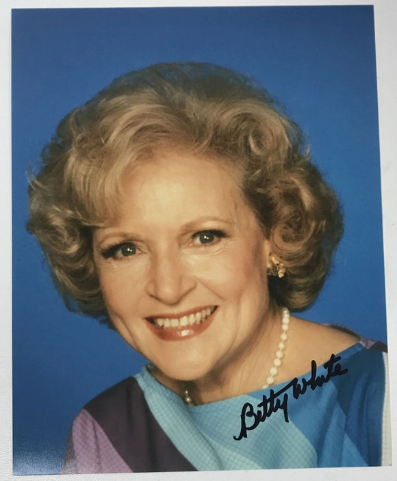 Betty White Signed Autographed 