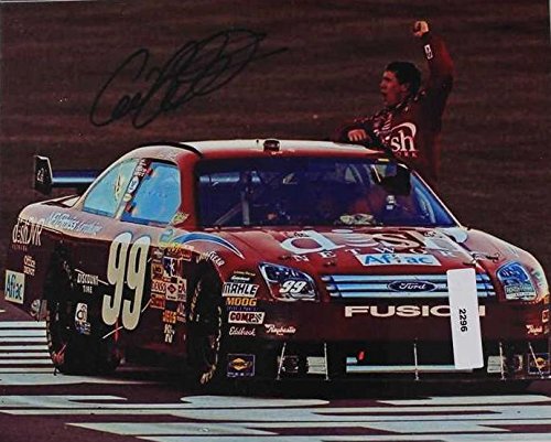 Carl Edwards Signed Autographed NASCAR Glossy 8x10 Photo - COA Matching Holograms