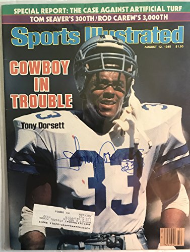 Tony Dorsett Signed Autographed Complete 1985 'Sports Illustrated' Magazine - COA Matching Holograms