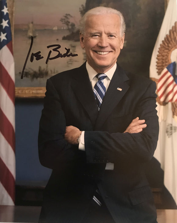 Joe Biden Signed Autographed Glossy 8x10 Photo - COA Matching Holograms