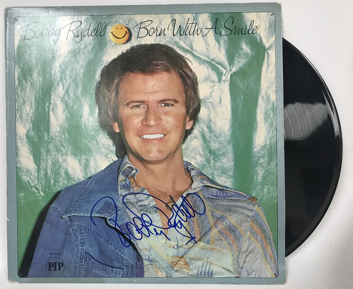 Bobby Rydell Signed Autographed "Born With a Smile" Record Album - COA ...