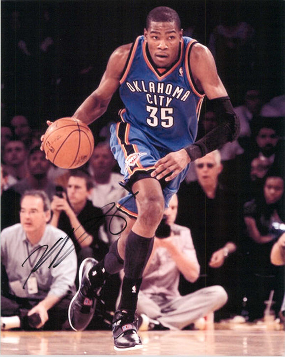 Kevin Durant Signed Autographed Glossy 8x10 Photo Oklahoma City Thunder - COA Matching Holograms