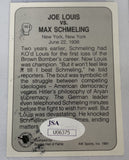 Max Schmeling (d. 2005) Signed Autographed 1991 AW Sports Boxing Card - JSA COA
