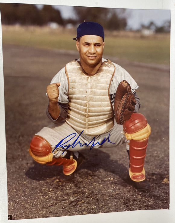 Roy Campanella (d. 1993) Signed Autographed Glossy 16x20 Photo Brooklyn Dodgers - COA Matching Holograms