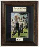 Byron Nelson (d. 2006) Signed Autographed Vintage Signed 14x17 Framed Matted Display - Lifetime COA