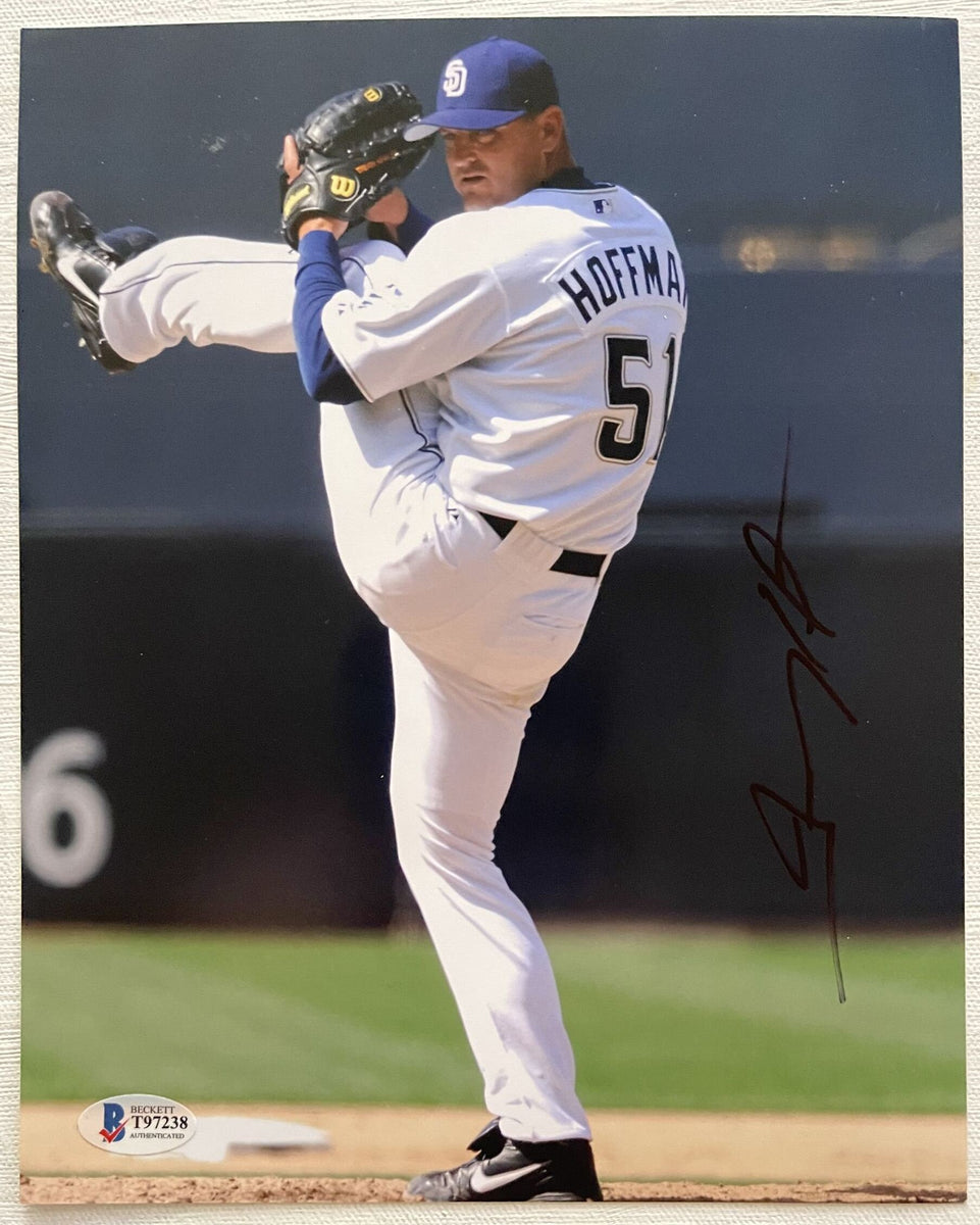 AUTOGRAPHED TREVOR HOFFMAN 8x10 San Diego Padres photo - Main Line  Autographs