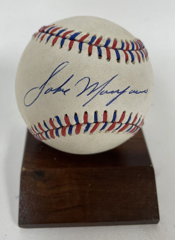 John Marzano (d. 2008) Signed Autographed Official 1984 Olympics Baseball - Lifetime COA
