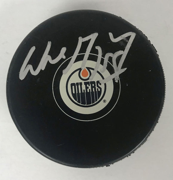 Wayne Gretzky Signed Autographed Edmonton Oilers Hockey Puck - Lifetime COA