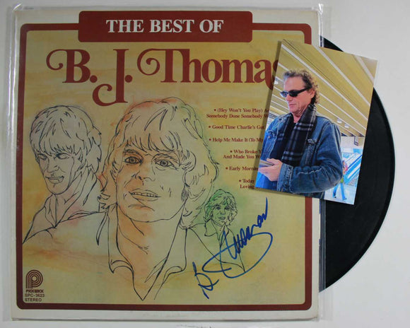 B.J. Thomas Signed Autographed 