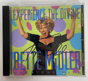 Bette Midler Signed Autographed "Experience the Divine" Music CD - COA Matching Holograms