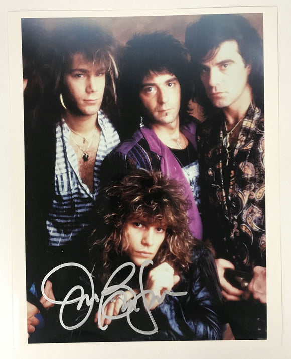 Jon Bon Jovi Signed Autographed Glossy 8x10 Photo - Lifetime COA