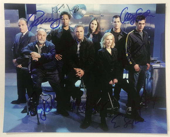 CSI Cast Signed Autographed Glossy 8x10 Photo - Lifetime COA