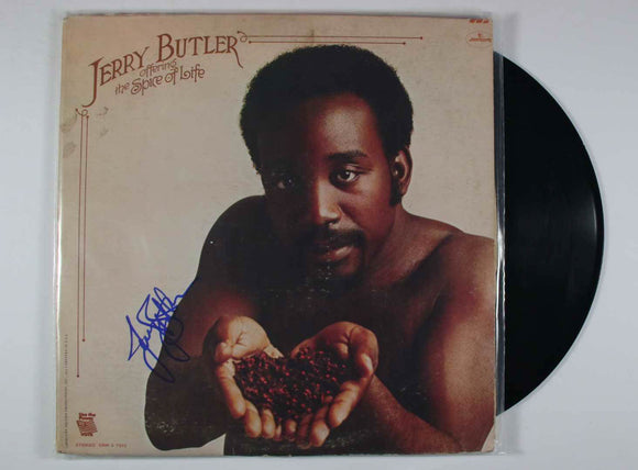 Jerry Butler Signed Autographed 