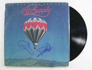 Graham Russell & Russell Hitchcock of Air Supply Signed Autographed 'The One That You Love' Record Album - COA Matching Holograms