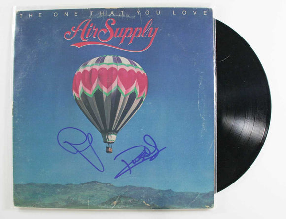 Graham Russell & Russell Hitchcock of Air Supply Signed Autographed 'The One That You Love' Record Album - COA Matching Holograms