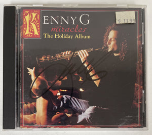 Kenny G Signed Autographed "Miracles The Holiday Album" Music CD - COA Matching Holograms