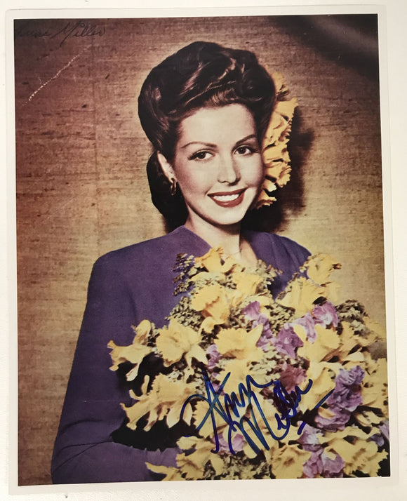 Ann Miller (d. 2004) Signed Autographed Glossy 8x10 Photo - Lifetime COA