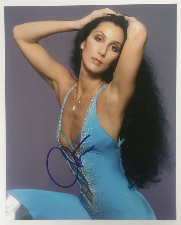 Cher Signed Autographed Glossy 8x10 Photo - Lifetime COA
