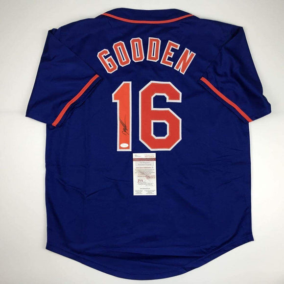 Dwight Gooden Signed Autographed New York Mets Blue Baseball Jersey - JSA COA