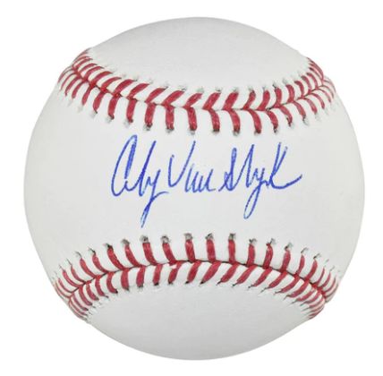 Andy Van Slyke Signed Autographed Official Major League (OML) Baseball - JSA COA