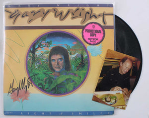 Gary Wright Signed Autographed "The Light of Smiles" Record Album - COA Matching Holograms