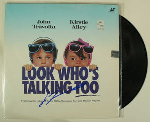 John Travolta Signed Autographed "Look Who's Talking Too" Soundtrack Record Album - COA Matching Holograms