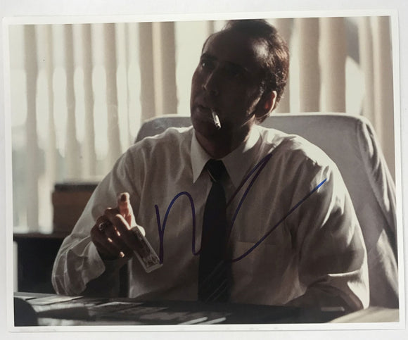 Nicolas Cage Signed Autographed 