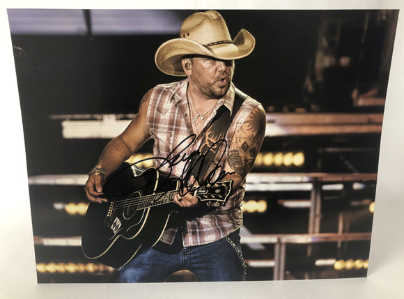 Jason Aldean Signed Autographed Glossy 11x14 Photo - COA Matching Holograms