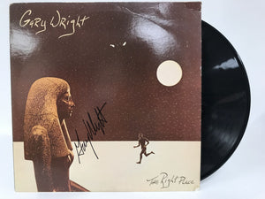 Gary Wright Signed Autographed "The Right Place" Record Album - COA Matching Holograms