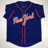 Dwight Gooden Signed Autographed New York Mets Blue Baseball Jersey - JSA COA