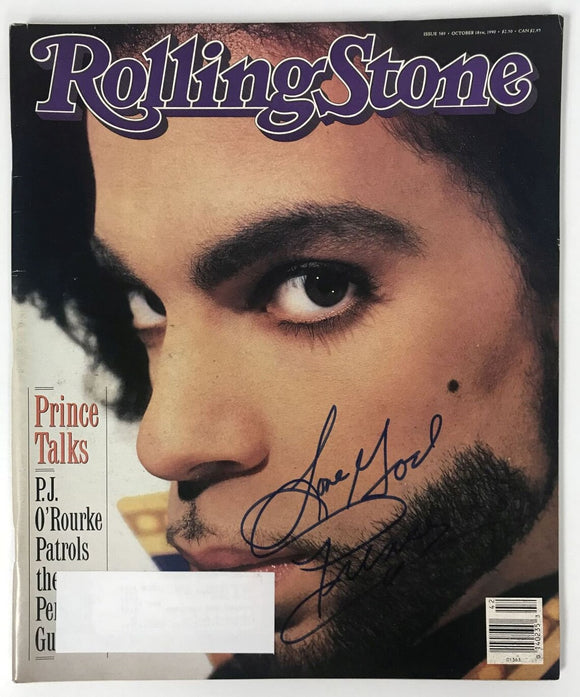 Prince Signed Autographed Complete 