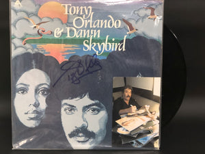 Tony Orlando Signed Autographed "Skybird" Record Album - COA Matching Holograms