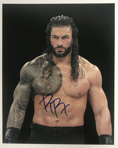 Roman Reigns Signed Autographed WWE Glossy 8x10 Photo - Lifetime COA