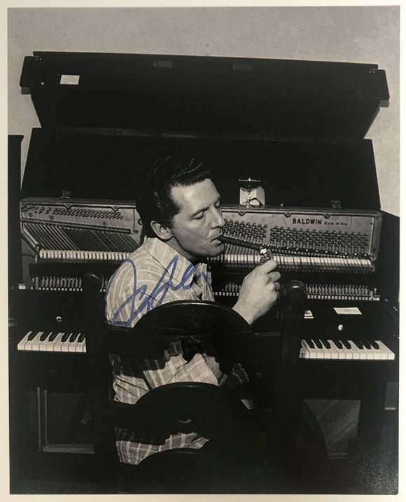 Jerry Lee Lewis (d. 2022) Signed Autographed Glossy 8x10 Photo - Lifetime COA