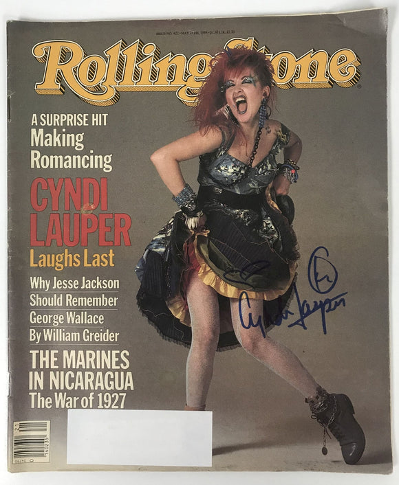 Cyndi Lauper Signed Autographed Complete 