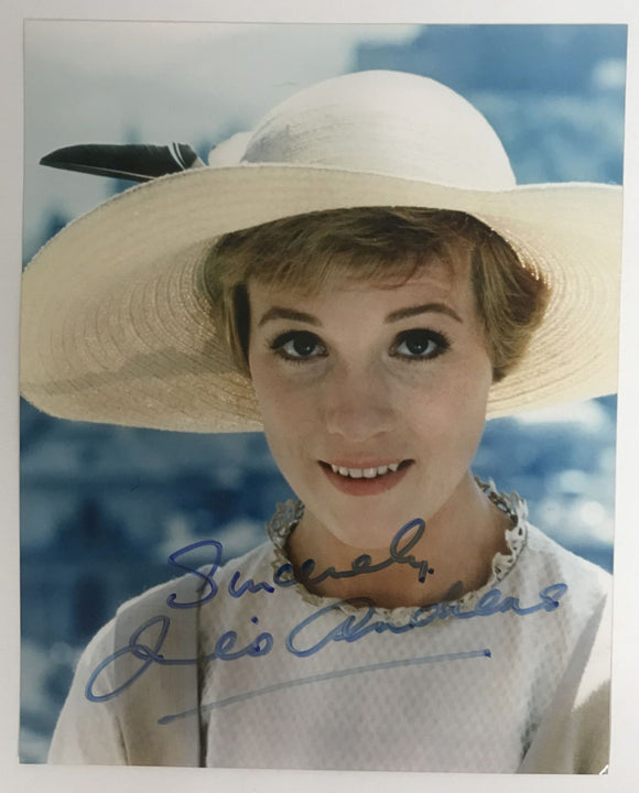 Julie Andrews Signed Autographed 