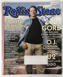Al Gore Signed Autographed Complete "Rolling Stone" Magazine - Lifetime COA