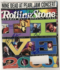 Eminem, Britney Spears, James Hetfield, Bruce Springsteen, Dave Matthews Signed Autographed Complete "Rolling Stone" Magazine - Lifetime COA