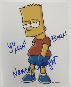 Nancy Cartwright Signed Autographed "The Simpsons" Glossy 8x10 Photo - COA Matching Holograms
