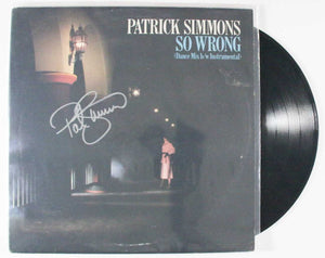 Pat Simmons Signed Autographed "So Wrong" Record Album - COA Matching Holograms