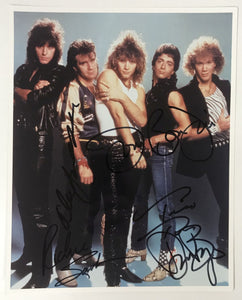 Bon Jovi Band Signed Autographed Glossy 8x10 Photo - Lifetime COA