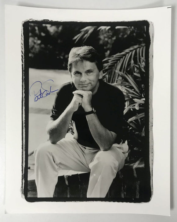 Pat Sajak Signed Autographed Glossy 8x10 Photo - Lifetime COA