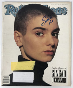 Sinead O'Connor Signed Autographed Complete "Rolling Stone" Magazine - Lifetime COA